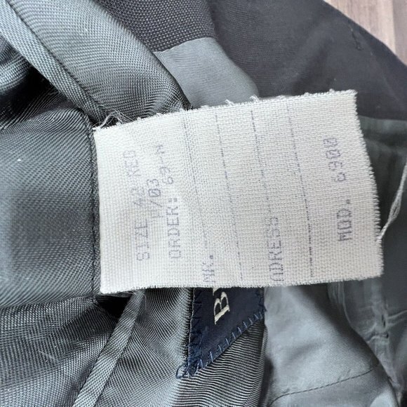 BROOKS BROTHERS 346 Mens 100% Wool Sport Coat Suit Jacket Blazer 42 R VTG - Picture 5 of 9